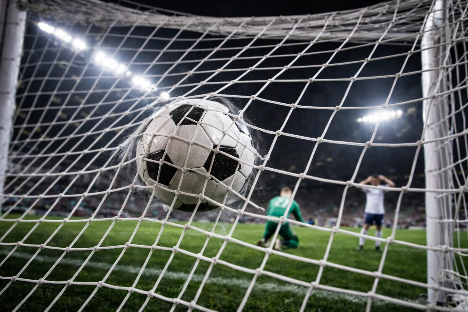 Over under goals betting market on football match